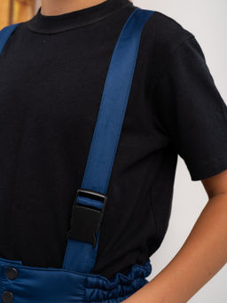 Полукомбинезон зимний для мальчика синий