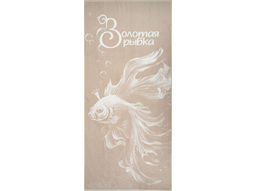 Полотенце махровое 6с102.511ж2 Золотая рыбка(лен3) 67х150см