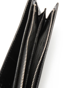LACCOMA клатч V162-16-черный натуральная кожа