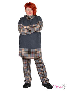 Жакет-парка Модель №1908 размеры 44-84 - Plusmoda фото 27