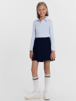 Шорты для девочек в синем цвете - Mark formelle фото 3