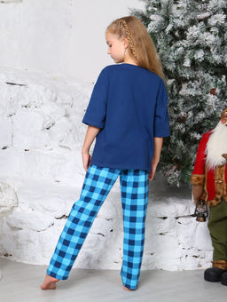 ДК014 Домашний костюм Динго (индиго) - Милаша фото 11