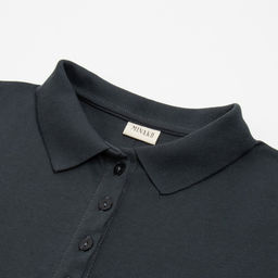 Футболка поло женская MINAKU: Basic line, графит, размер 46