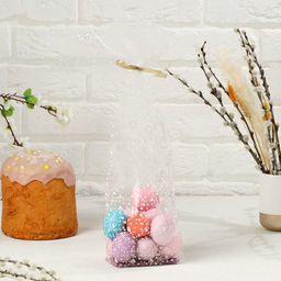 Цена за 12 шт. Пакет "Подарочный", с жестким дном, МИКС, 7 х 11 х 50 см