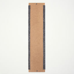 Когтеточка «Пижон», 60×15 см, ДВП, ковролин, серая