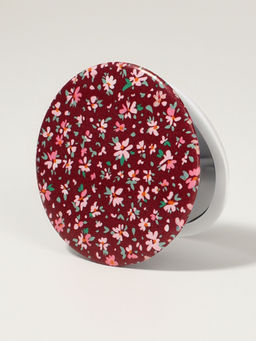 Зеркало складное «Цветочная поляна», d=7.5 см, с увеличением х2, МИКС