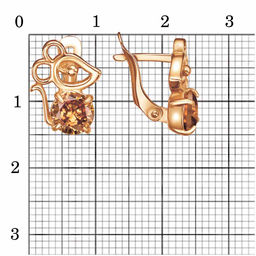 СЕРЬГИ 34815455-5 - Красная пресня фото 2