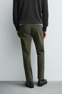 SKINNY FIT CHINO TROUSERS - Zara фото 20