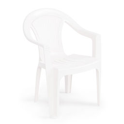 Кресло "Плетенка" (белый) М8536