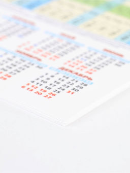 Цена за 40 шт. Календарь производственный 2026 «Цветы»