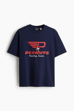 Camiseta con motivo estampado Loose Fit