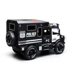 Машина "Трейлер. Полиция" (свет, звук) в коробке