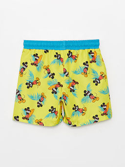 Beli Lastikli Mickey Mouse Bask?l? H?zl? Kuruyan Erkek ?ocuk Deniz ?ortu - Waikiki фото 2