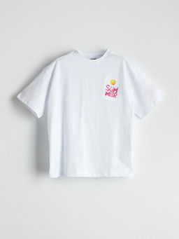 Bisiklet Yaka K?z ?ocuk Ti??rt