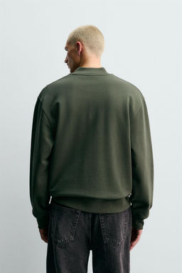 QUARTER-ZIP SWEATSHIRT - Zara фото 3