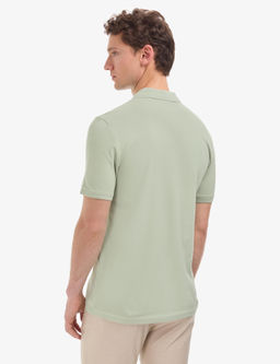 _a_la Regular Fit %100 Pamuk K_vr_lmaz Polo Yaka Basic Ti__rt