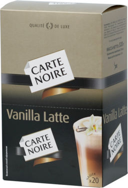 Carte Noire. Vanilla Latte карт.упаковка, 20 пак. РОССИЯ