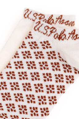 Женские кремовые носки-пинетки Неожиданная скидка в корзине - U.s. polo assn фото 2