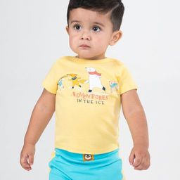 CRB wear/CWNB 62875-30-289 Футболка для мальчика, светло-желтый/Ex.Cherubino