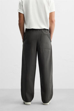 LYOCELL BLEND TROUSERS - Zara фото 19