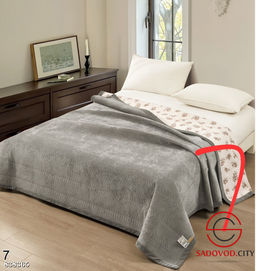 Плед покрывало велюр и хлопок