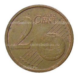 Монета 2 евроцента 2002 года Италия