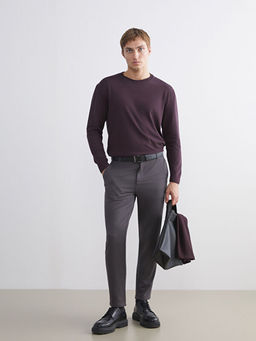 Bisiklet Yaka Erkek Triko Kazak