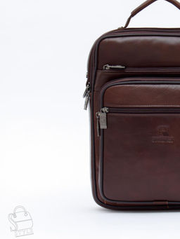 Сумка мужская кожаная 7905-4 brown Fuzhinino