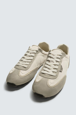 ZAPATILLA ESTILO RETRO / Blanco - Zara фото 2