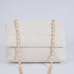 Сумка-мессенджер на магните, цвет белый