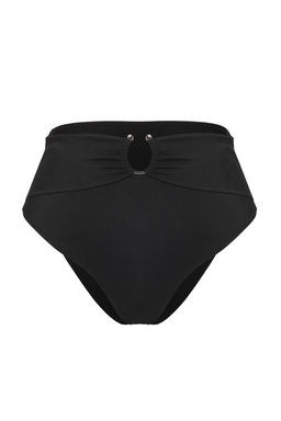 Trendyolmilla Siyah Yuksek Bel Aksesuarl? Regular Bikini Alt? TBESS25BA00027  фото 9