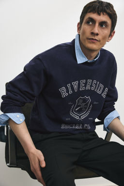 Sudadera estampada Loose Fit - H&m фото 4