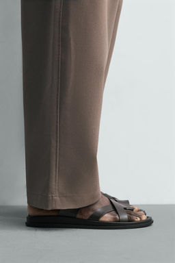 SANDALIA TIRAS / Verde agua