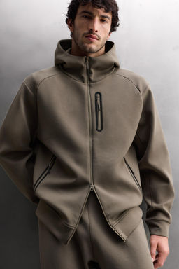TECHNICAL ZIP-UP HOODIE - Zara фото 14