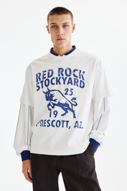 Camiseta con motivo estampado Loose Fit - H&m фото 27