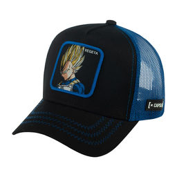Бейсболка CAPSLAB арт. CL/DBZ/1/VE3 Dragon Ball Vegeta Saiyan (черный / синий)