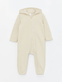 Kap??onlu Uzun Kollu Erkek Bebek Tulum