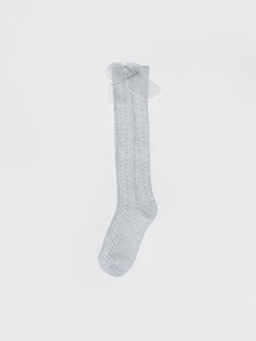 Kendinden Desenli K?z ?ocuk Diz Alt? ?orap - Waikiki фото 2