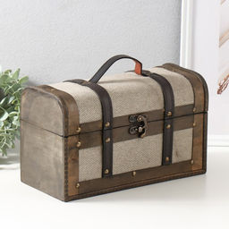 Шкатулка для украшений «Сундук. Женевра», дерево, 30×14×17.5 см