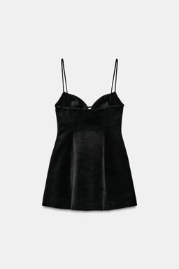 SHORT DRESS WITH VOLUME STRAPS - Zara фото 6