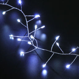 Гирлянда для дома 5,0 м 350 ламп LED "Мишура", IP-40, Белый