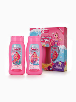 Набор детский Самой красивой русалочке, гель-пена 250 мл, шампунь 250 мл, Чистое счастье