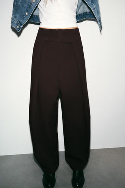 BALLOON PLEAT TROUSERS - Zara фото 2