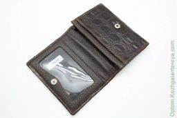 Кожаная мужская визитница Dierhoff Д 7188-481 - Sergio valentini фото 4