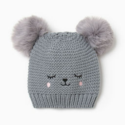 Шапка для малышей «Крошка Я», размер 48-50, серая