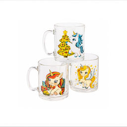 Кружка ЧАЙНАЯ НОВОГОДНИЕ ЕДИНОРОГИ 320мл