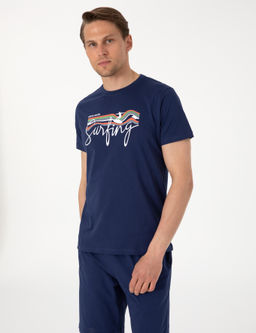 Mavi K_sakol _ortlu Pijama Tak_m_ - Pierre cardin фото 3