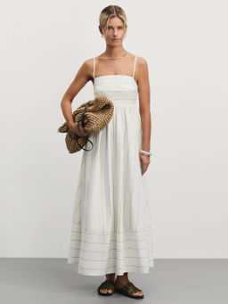 Сарафан из хлопка в полоску / Zarina