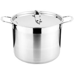 КАСТРЮЛЯ AGNESS 26X20 10,0 Л. ВЫСОКОКАЧЕСТВЕННАЯ НЕРЖ СТАЛЬ 18/10 ИНДУКЦИОННОЕ ДНО  фото 4