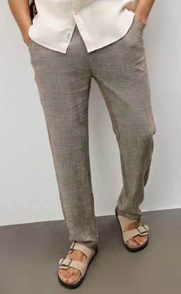 Брюки F511-0855-1 brown melange
